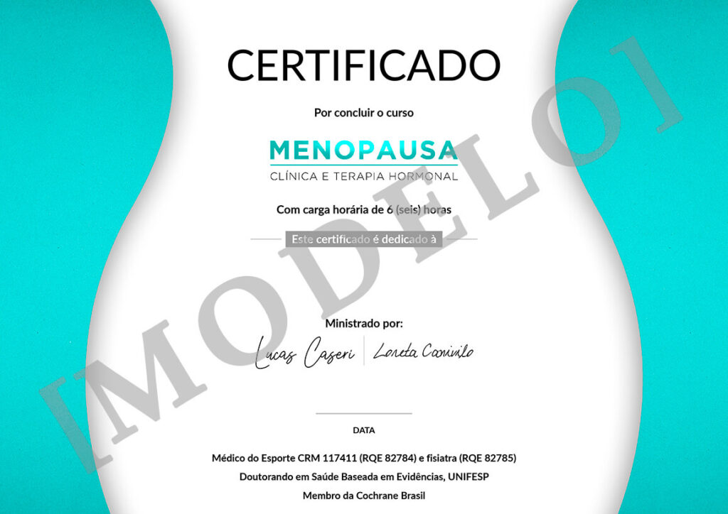Certificado Menopausa